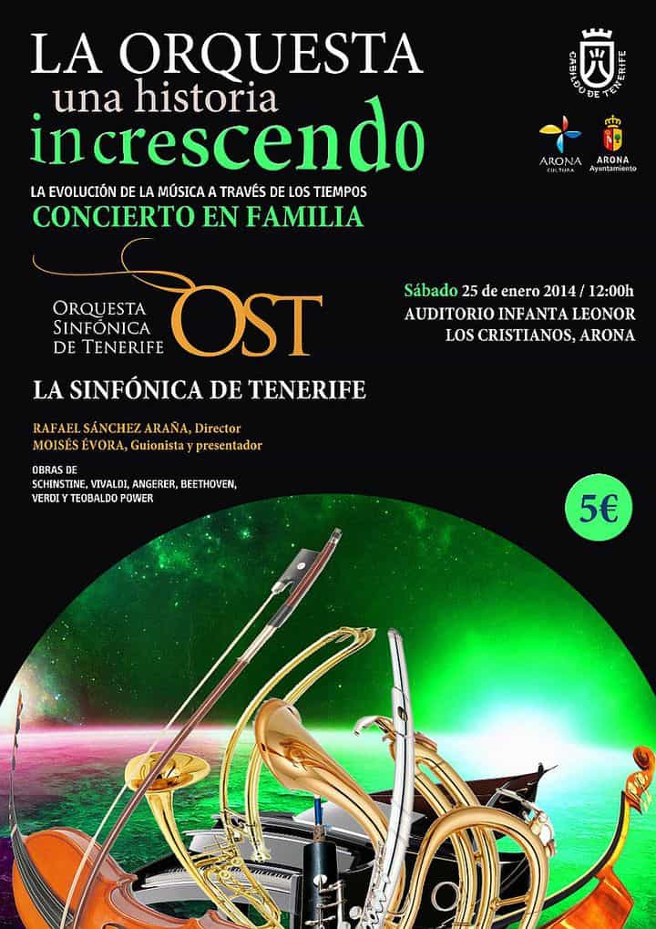 Concert van Orchestra Sinfónica de Tenerife "OST" te Los Cristianos