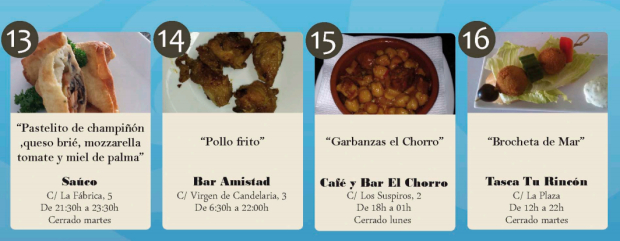 Tapas Guia de Isora