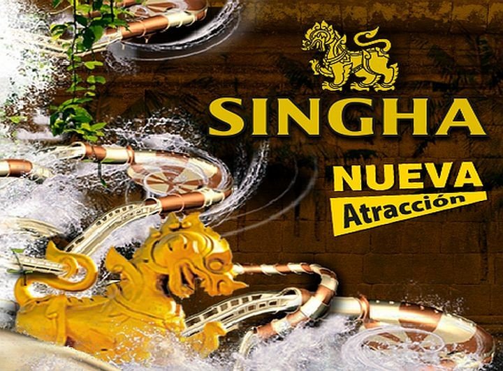 Nieuwe attractie “Singha” in Siam Park