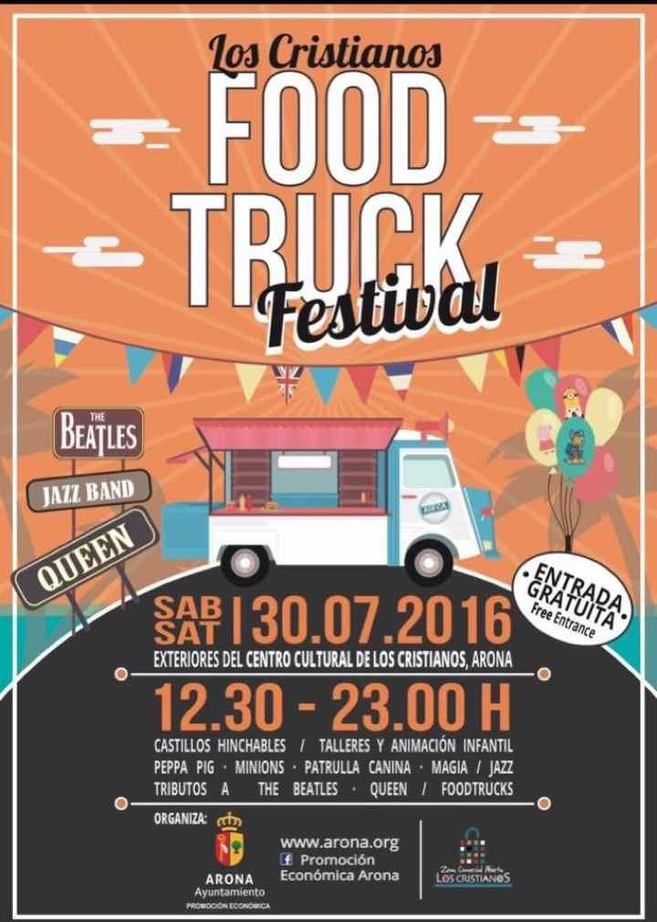 Affiche Food Truck Festival Los Cristianos
