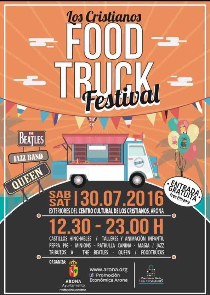 Affiche Food Truck Festival Los Cristianos