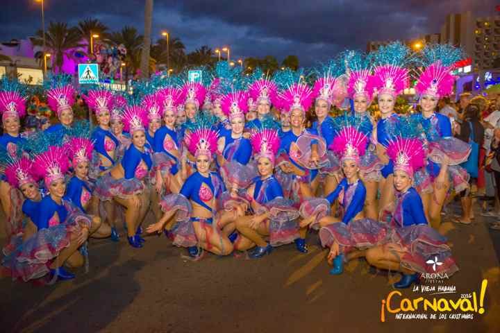 Cabalgate Anunciadora Carnaval Los Cristianos