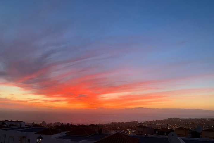 Costa Adeje Tenerife zonsondergang