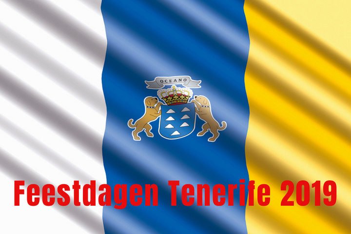 Feestdagen Tenerife 2019 - Canarische vlag