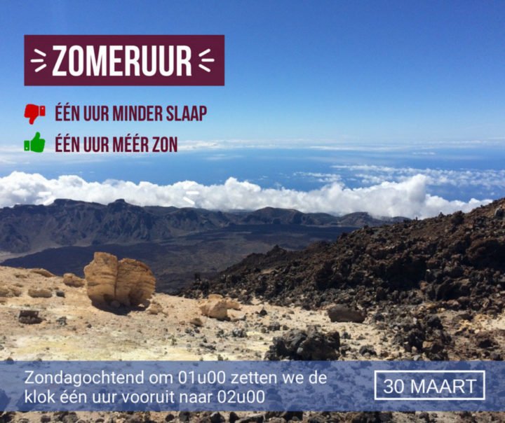 Tenerife Zomeruur 2019