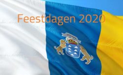 Feestdagen 2020 Tenerife (Canarische vlag)