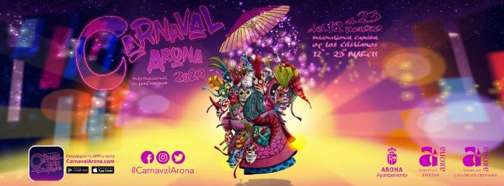 Carnaval Arona Los Cristianos 2020 affiche