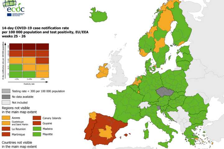 Kleurcodes België, Nederland en Spanje uitgelegd