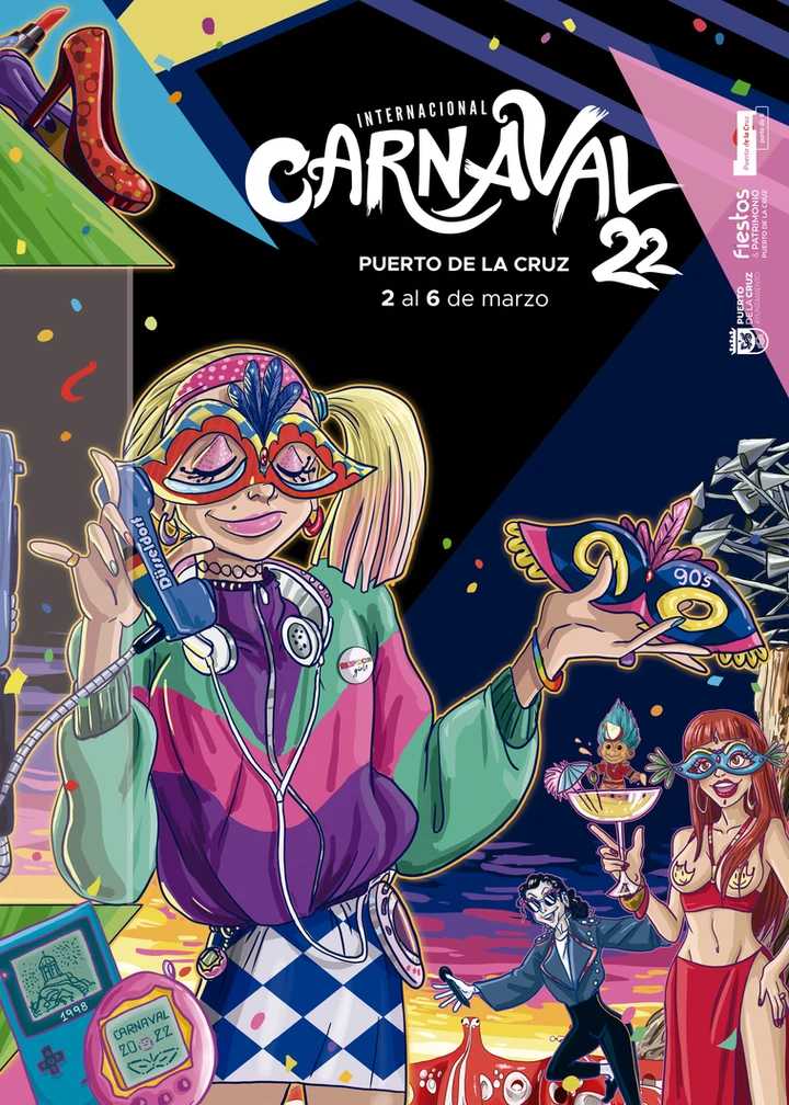 Carnaval Puerto de la Cruz 2022 affiche