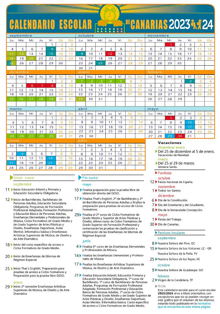 Schoolkalender 2023-2024