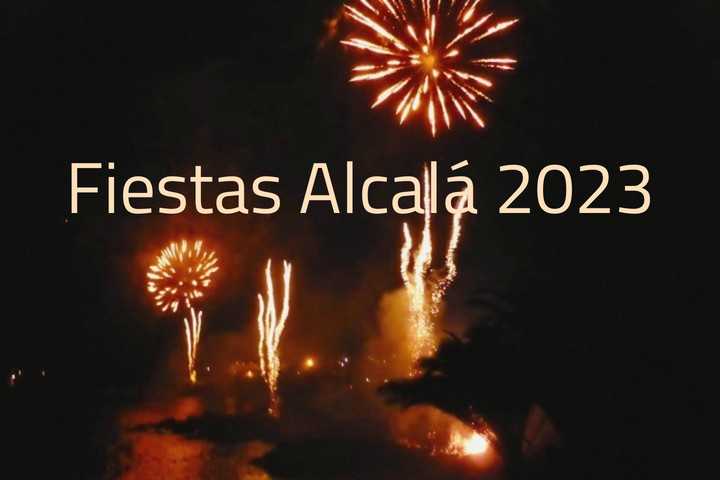 Fiestas Alcalá 2023 met groot vuurwerk