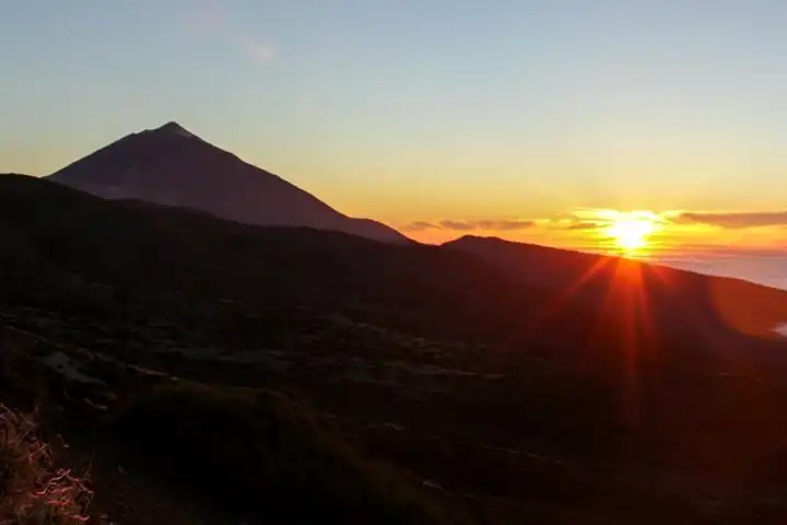 Uitkijkpunt Santa Úrsula zonsondergang