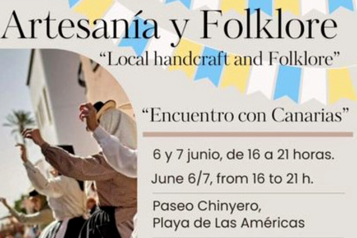 Artisanale markt en folklore in Arona, Playa de Las Américas